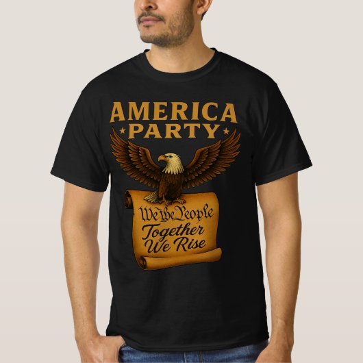 America Party T-Shirt (Vorderseite)