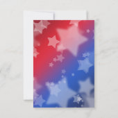 America Patriotic Military Retirement Party Einladung (Rückseite)