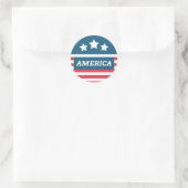 America Patriotic Sticker (Tasche)