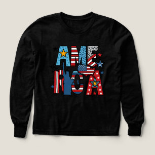 AMERICA PNG - Patriotisches, Red White Blue Mixed
