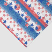 America Red White and Blue Series Design 25 Seidenpapier (Ausschnitt)