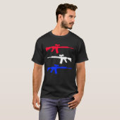 America rifles Conservative Gun Second Amendment L T-Shirt (Vorne ganz)