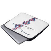 America Runs Deep Laptopschutzhülle (Vorne Knopf)