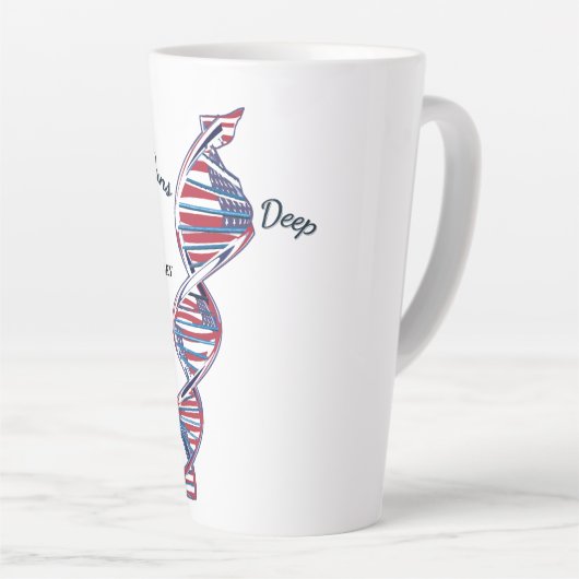 America Runs Deep Milchtasse (Rechte Ecke)