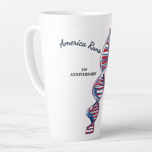 America Runs Deep Milchtasse (Linke Ecke)