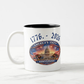 America’s 250 anniversary  zweifarbige tasse