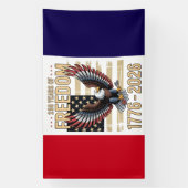 America’s 250 Years of Freedom Banner (Vertikal)
