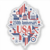 America’s 250th anniversary aufkleber (Vorderseite)