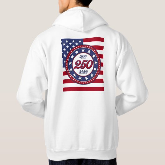 America’s 250th Birthday With USA Flag Hoodie (Rückseite)