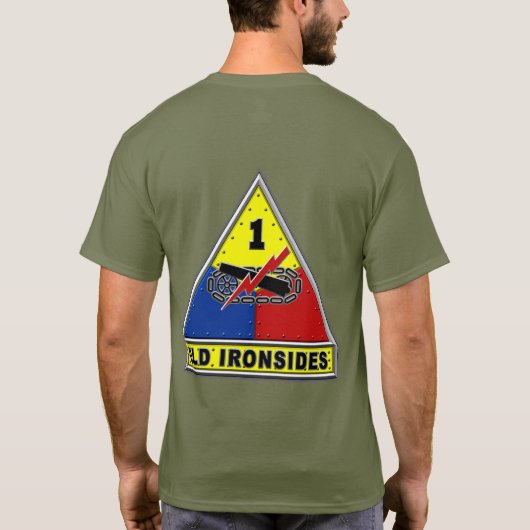 America’s Armored Division  T-Shirt (Rückseite)