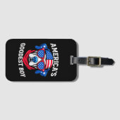 America’s Goodest Boy Dog Gepäckanhänger (Vorderseite (Horizontal))