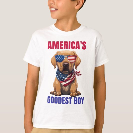 America’s Goodest Labrador T-Shirt (Vorderseite)