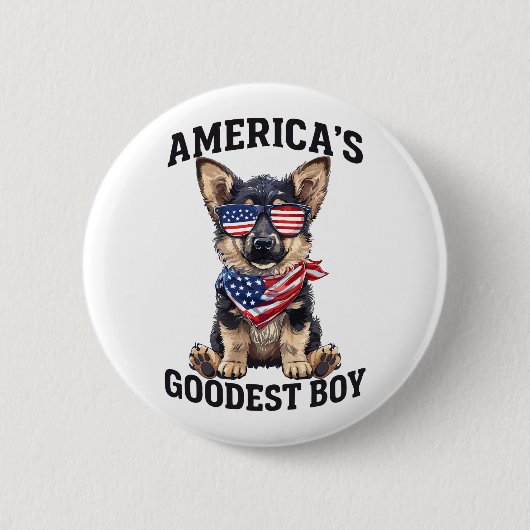 America’s Goodest Shepherd Button (Vorderseite)
