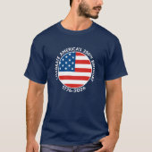America Semiquincentennial 1776-2026 USA 250 Flag T-Shirt (Vorderseite)