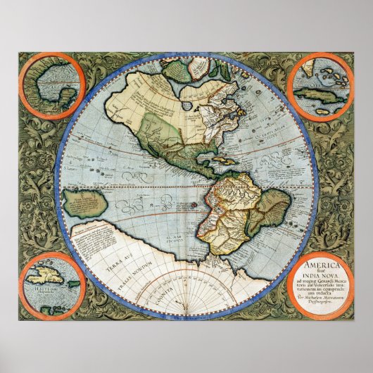 America Sive India Nova Poster (Vorne)