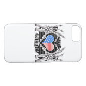 America Skeleton Hands Case-Mate iPhone Hülle (Rückseite (Horizontal))