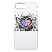 America Skeleton Hands Case-Mate iPhone Hülle (Rückseite)