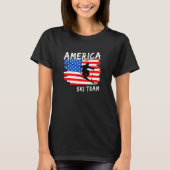 America Ski T - Shirt (Vorderseite)
