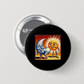 America Solar Eclipse 2024 4,08,24 The Sun Got Moo Button (Vorne & Hinten)