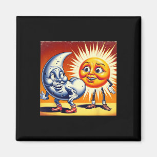America Solar Eclipse 2024 4,08,24 The Sun Got Moo Magnet