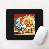 America Solar Eclipse 2024 4,08,24 The Sun Got Moo Mousepad (Mit Mouse)