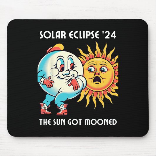 America Solar Eclipse 2024 4,08,24 The Sun Got Moo Mousepad (Vorne)