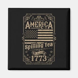 America Spilling Tee seit 1773 4. Juli Geschenk Magnet