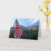 America the Beautiful Karte (Gelbe Blume)