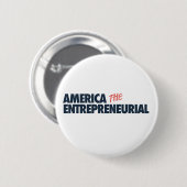 America the Entrepreneurial Button (Vorne & Hinten)