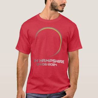 America total Solar Eclipse New Hampshire 2024 Ast T-Shirt