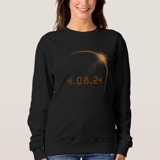 America Totality Spring April 8 2024 Total Solar E Sweatshirt (Vorderseite)