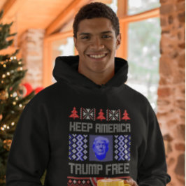 AMERICA TRUMP FREI Funny Funny Christmas T - Shirt