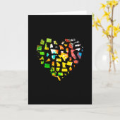 America United Staaten Heart Map Karte (Gelbe Blume)