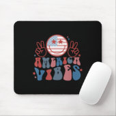 America Vibes - 4. Juli Mousepad (Mit Mouse)