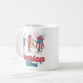 America Vibes Kaffeetasse (Vorderseite Links)
