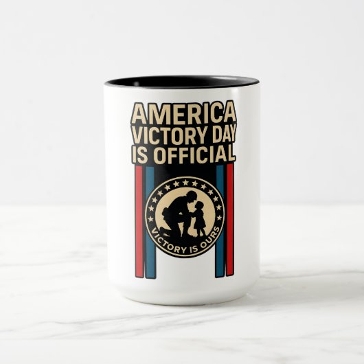 America Victory Day - Ehre die Tapferen heute! Tasse (Zentrum)