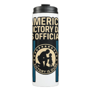 America Victory Day - Ehre die Tapferen heute! Thermosbecher
