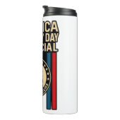 America Victory Day - Ehre die Tapferen heute! Thermosbecher (Nach rechts gedreht)