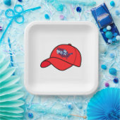 America Was Built By Immigrants Plates Pappteller (Party)