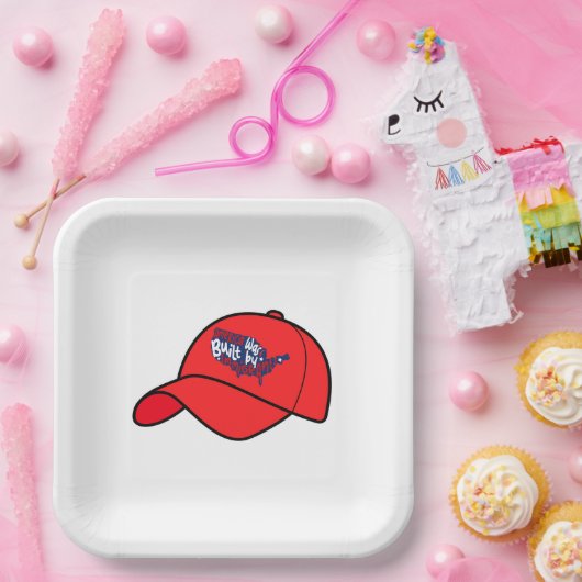 America Was Built By Immigrants Plates Pappteller (Party)