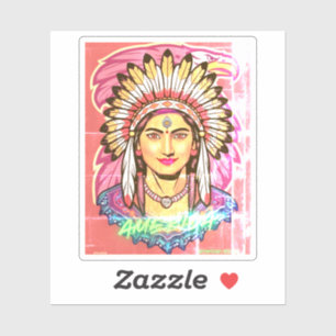 America Women Aufkleber