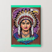 America Women  Button (Vorderseite)