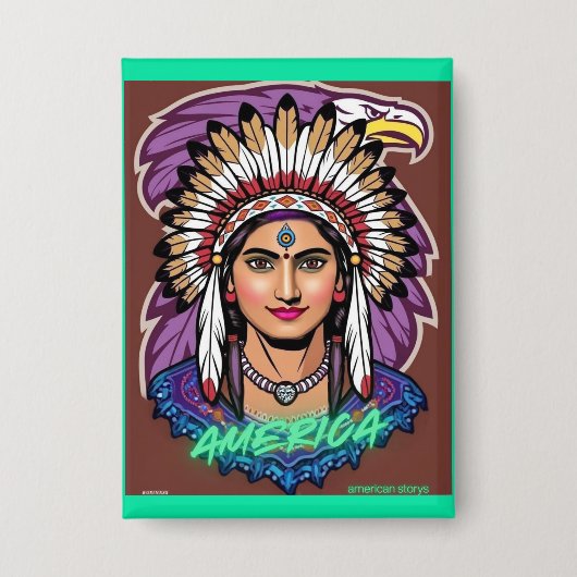 America Women  Button (Vorderseite)