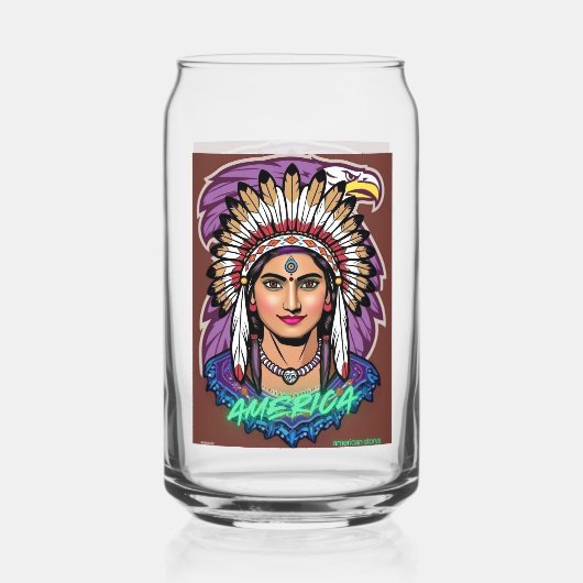 America Women Dosenglas (Rückseite)