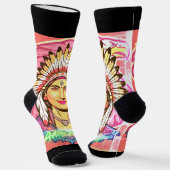 America Women Socken (Gewinkelt)