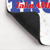 AMERICA ZURÜCKNEHMEN Trump Slogan Mousepad (Ecke)