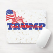 AMERICA ZURÜCKNEHMEN Trump Slogan Mousepad (Mit Mouse)