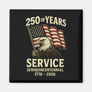 American 250 Jahre Jahrestagsfeier Patriotic U Magnet