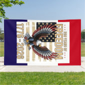 American 250‑Year Freedom Tribute Banner (Außenbereich)
