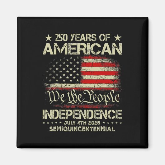 American 250th Anniversary Celebration 250 Years U Magnet (Vorne)